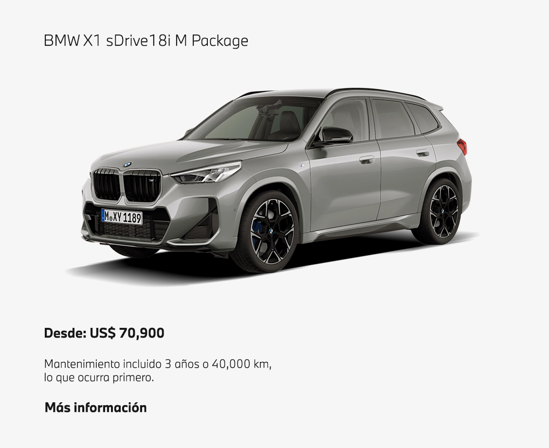 BMW X1 sDrive18i M Package